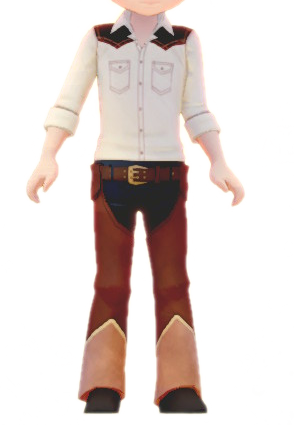 File:SOS Pioneers Customization Outfits White Cowboy Duds Front.png