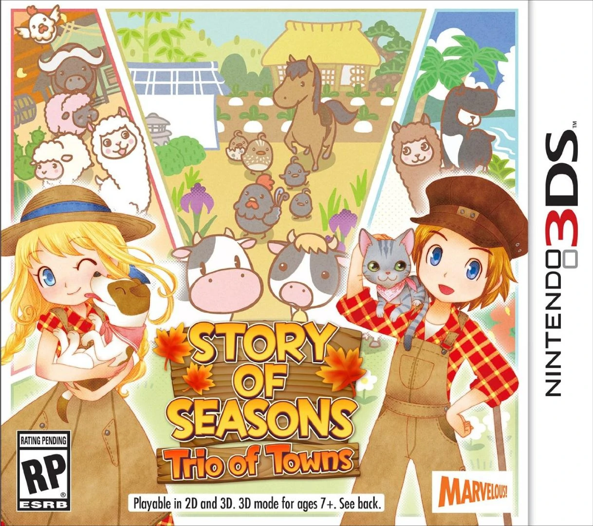 Story of Seasons: Trio of Towns Box Front