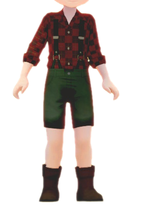 File:SOS Pioneers Customization Outfits Green Short Suspender Pants Front.png